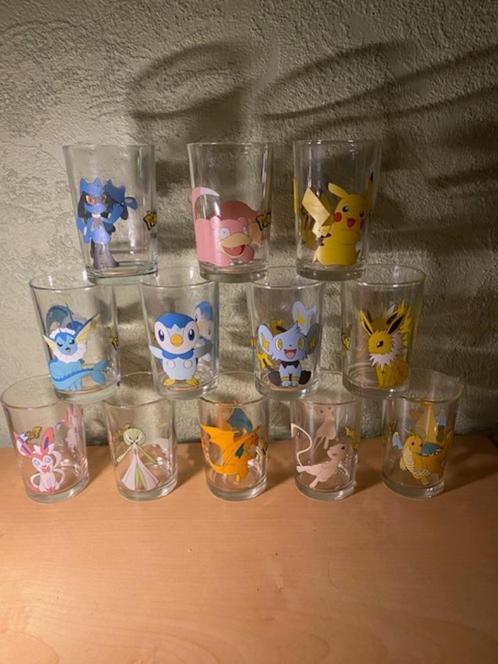 Pokemon Glazen - 12 Stuks, Verzamelen, Glas en Drinkglazen, Nieuw, Frisdrankglas, Verzenden