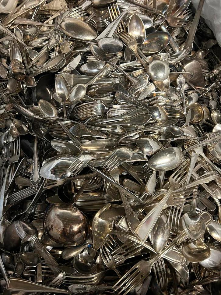 Hoogste prijs garantie voor verzilverd materiaal!, Antiek en Kunst, Antiek | Bestek, Ophalen of Verzenden