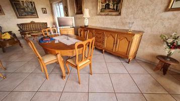 Salle à manger, Maison & Meubles, Enlèvement, Utilisé, Ancien, 4 à 6 chaises