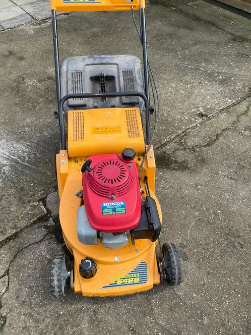 Honda grasmaaier met aluminium maaidek, Tuin en Terras, Grasmaaiers, Gebruikt, Benzine-grasmaaier, 40 t/m 49 cm, Cirkelmaaier