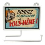 Dérouleur à papier toilettes humoristique "Donnez Le Meilleu, Enlèvement ou Envoi, Neuf, Autres couleurs, Autres types