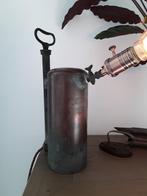 Industriële koperen lamp, Enlèvement, Utilisé