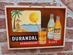 Reclame bord Limonade Durandal Brouwerij Atlas Anderlecht, Ophalen of Verzenden, Gebruikt, Reclamebord