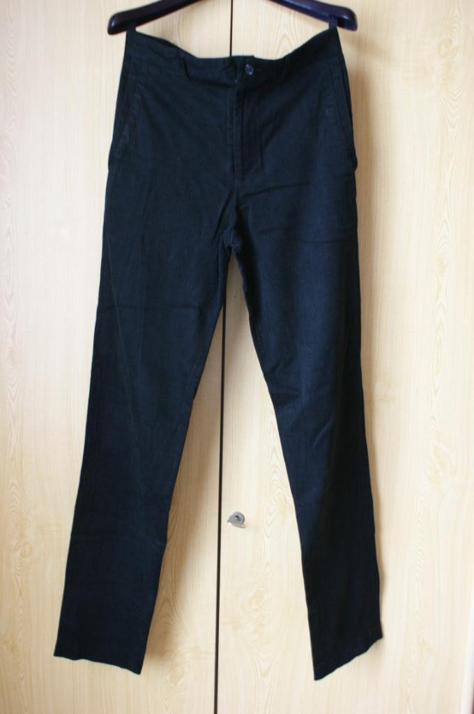 Zwarte velours herenbroek, Kleding | Heren, Broeken en Pantalons, Zo goed als nieuw, Maat 46 (S) of kleiner, Zwart, Ophalen of Verzenden