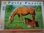 puzzle enfant chevaux  100 pcs, Enlèvement, Plus de 50 pièces, Comme neuf, 4 à 6 ans