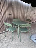 3 tafels Cactus 80*t80cm FERMOB, Ophalen, Zo goed als nieuw, Vierkant