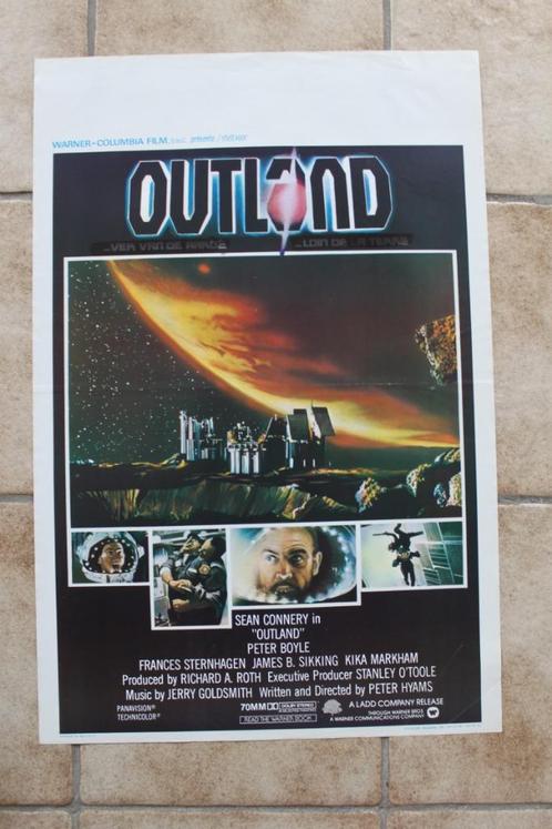 filmaffiche Sean Connery Outland 1981 filmposter, Collections, Posters & Affiches, Comme neuf, Cinéma et TV, A1 jusqu'à A3, Rectangulaire vertical