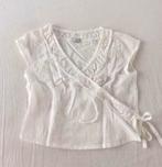 chemisier portefeuille blanc CKS 10 m 140, Enfants & Bébés, Vêtements enfant | Taille 140, Enlèvement ou Envoi, Chemise ou Chemisier