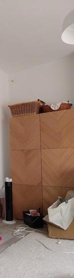 Besta ikea kast houten deuren, Ophalen, Zo goed als nieuw