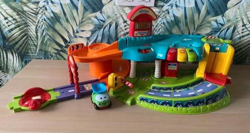 VTech Toet Toet Auto’s Garage + Autootje, Kinderen en Baby's, Speelgoed | Vtech, Ophalen of Verzenden