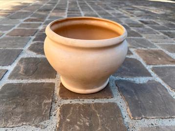 Terracotta cachepot beschikbaar voor biedingen