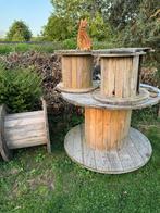 Houten bobijnen/kabelrollen/haspels, Ophalen