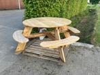 Nieuwe ronde picknicktafel, Tuin en Terras, Ophalen, Nieuw