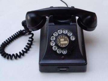 Oude Bakelieten Telefoon " Bell Telephone " met Draaischijf 