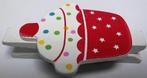 Bedankje - Cupcake rood wasknijper - 36 stuks voor 12€, Kinderen en Baby's, Nieuw, Ophalen of Verzenden, Kraamcadeau