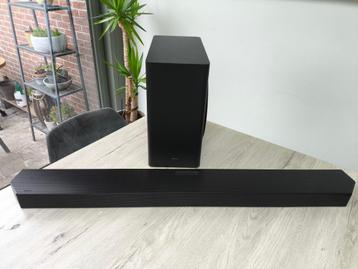 Soundbar SAMSUNG HW-Q700B + subwoofer, Audio, Tv en Foto, Soundbars, Ophalen, Met externe subwoofer, Gebruikt
