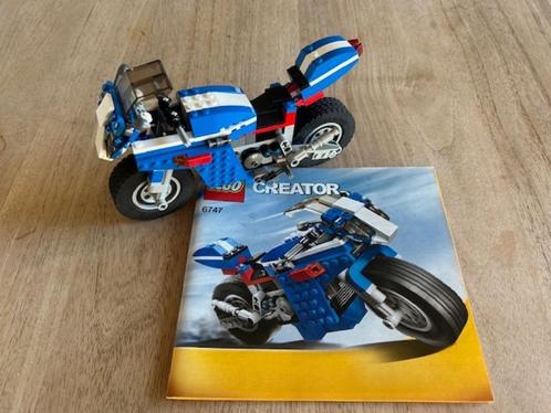 LEGO CREATOR 6747 RACEMOTOR, Kinderen en Baby's, Speelgoed | Duplo en Lego, Zo goed als nieuw, Lego, Complete set, Ophalen of Verzenden