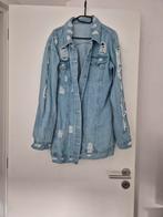 Oversized jeansvest maat large, Kleding | Dames, Jassen | Zomer, Ophalen of Verzenden, Zo goed als nieuw