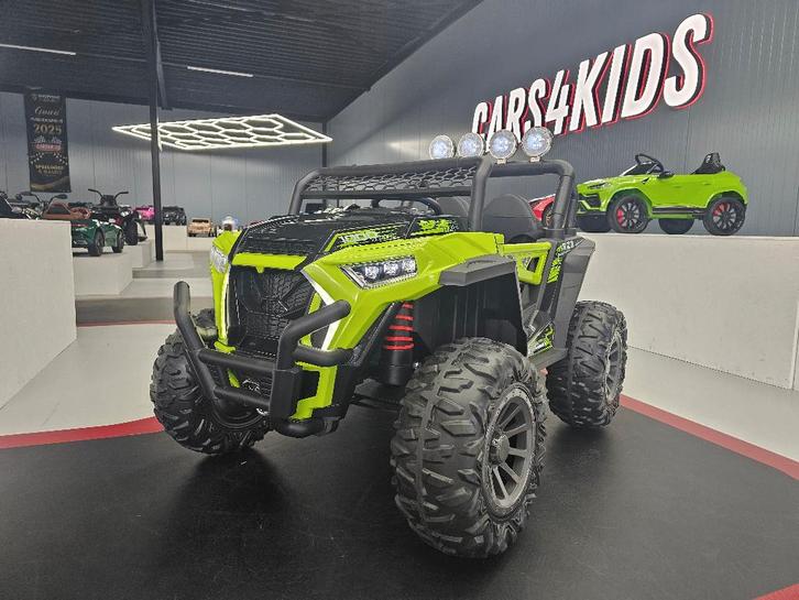 Kinder Buggy - 12 volt - 4 motors - rubber banden - RC, Kinderen en Baby's, Speelgoed |Speelgoedvoertuigen, Nieuw, Afstandsbediening