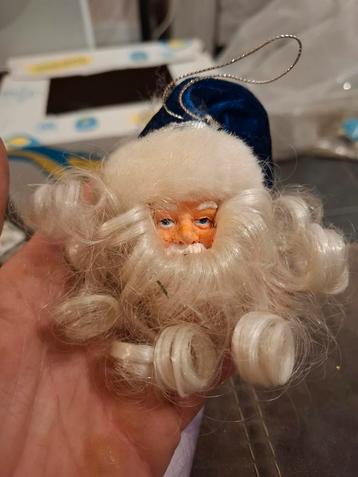 Vieux père Noël vintage pour un arbre, Enlèvement ou Envoi, Comme neuf