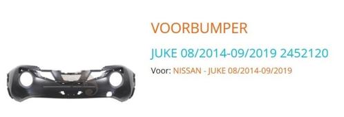 Voorbumper Nissan Juke 2014-19 gespoten in zwart (nieuw), Auto-onderdelen, Carrosserie, Bumper, Nissan, Voor, Nieuw, Ophalen