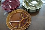 Jaren 70 SARREGUEMINES Franse vintage BARBOTINE majolica fon, Ophalen, Overige typen