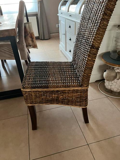 Eetkamerstoel riet, Antiek en Kunst, Antiek | Meubels | Stoelen en Sofa's, Ophalen