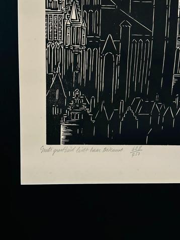 Frans Masereel – Gents grootheid leidt haar toekomst, Antiek en Kunst, Ophalen of Verzenden