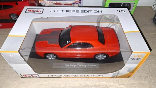 Maisto Dodge Challenger Concept 2006, Hobby & Loisirs créatifs, Voitures miniatures | 1:18, Neuf, Voiture, Maisto, Enlèvement ou Envoi