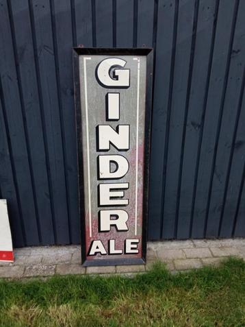 Panneau publicitaire Ginderal, Enlèvement, Utilisé, Panneau, Plaque ou Plaquette publicitaire, Autres marques