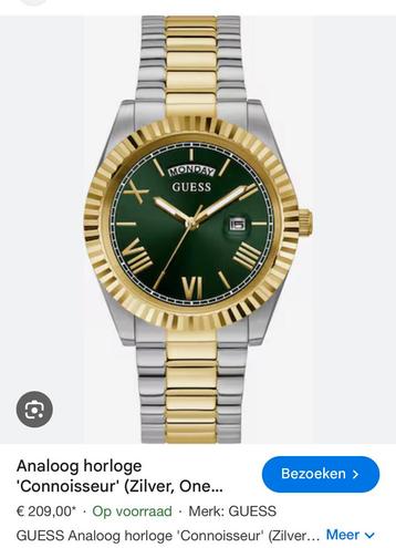 Guess herenhorloge nieuwstaat beschikbaar voor biedingen