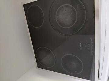 Bosch vitrokeramische kookplaat, Electroménager, Tables de cuisson, 4 zones de cuisson, Enlèvement, Utilisé, Encastré