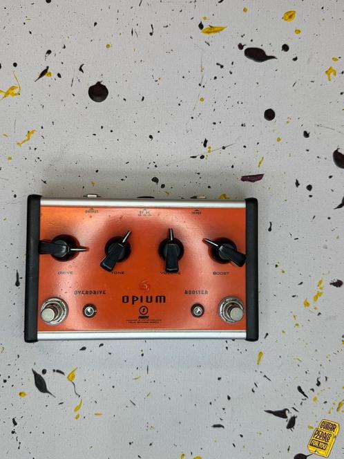 Shiny Guitar Gear Opium overdrive and booster, Muziek en Instrumenten, Effecten, Gebruikt, Distortion, Overdrive of Fuzz, Ophalen of Verzenden