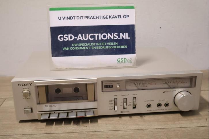 Vintage Stereo Cassette Deck van Sony, Audio, Tv en Foto, Cassettedecks