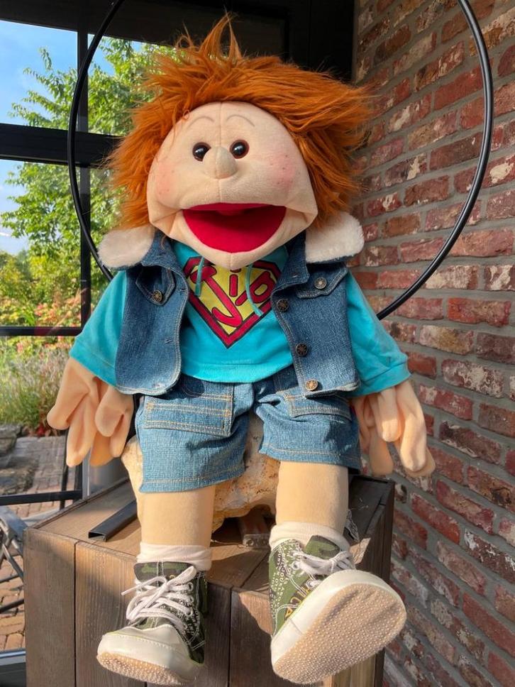 living puppet Jip 65cm, Kinderen en Baby's, Speelgoed | Knuffels en Pluche, Ophalen of Verzenden