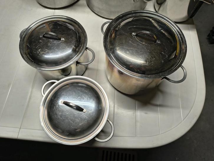 kookpot, Huis en Inrichting, Keuken | Potten en Pannen, Zo goed als nieuw, Inox, Ophalen