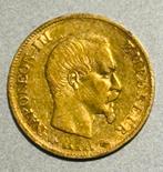 10 Franse frank uit 1859 in 21,6 karaats goud, Postzegels en Munten, Munten | Europa | Niet-Euromunten, Frankrijk
