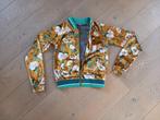 Maat 146 : vestje fluweel oker bloemen Like Flo nieuwstaat, Like Flo, Enlèvement ou Envoi, Pull ou Veste, Comme neuf