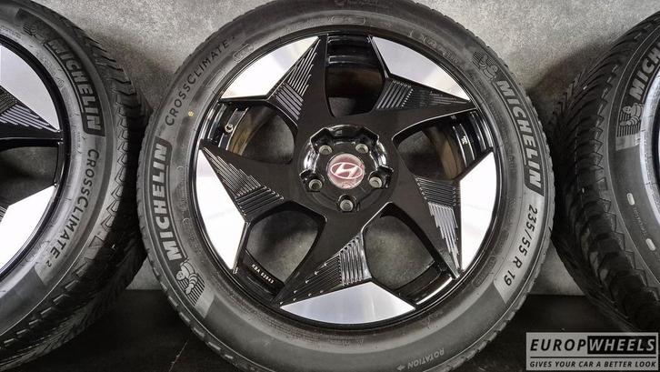 19  inch Hyundai Ioniq5 winterbanden + velgen 235 55 19, Auto-onderdelen, Banden en Velgen, Banden en Velgen, Winterbanden, 19 inch