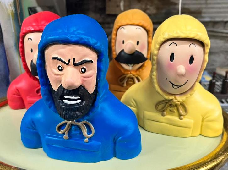 Tintin figurines publicitaires, Collections, Personnages de BD, Comme neuf, Tintin, Enlèvement