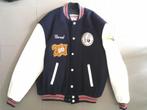 Vintage leder/wollen Letterman jacket Military Academy, Kleding | Heren, Gedragen, Ophalen of Verzenden, Maat 56/58 (XL)