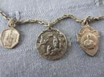 Ketting met 3 medaillons 100 jaar Lourdes 1958, Ophalen of Verzenden