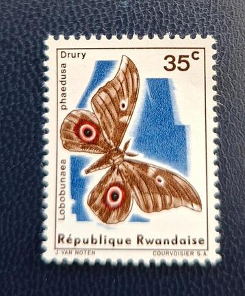 Postzegel Rwanda OBP 139* beschikbaar voor biedingen
