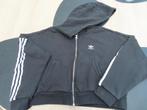 Cropped sweater, Adidas, Ophalen of Verzenden, Zo goed als nieuw, Maat 36 (S), Wit