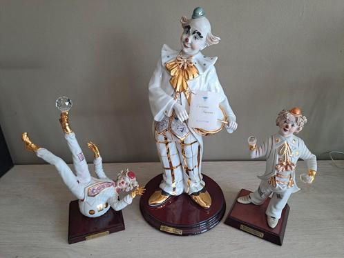 Prachtige vintage porseleinen clowns van Vittorio Sabadin, Antiek en Kunst, Antiek | Porselein, Ophalen