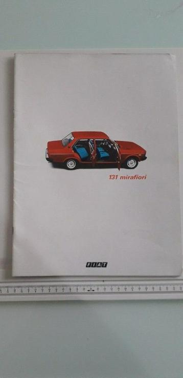 Catalogue FIAT grand format original 24 p années 80 en franç