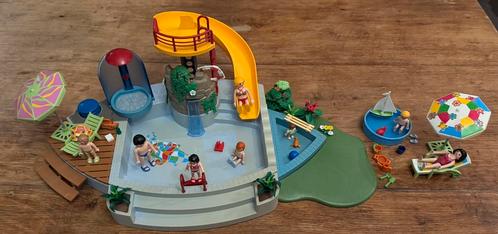 Playmobil zwembad, combinatie van 2 sets: 4864, 4858, Enfants & Bébés, Jouets | Playmobil, Comme neuf, Ensemble complet, Enlèvement ou Envoi