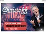 2 Tickets Kristof zingt Tura 11 okt stadsschouwburg Antwerpe, Twee personen, Oktober
