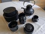 Vintage Theeservies 'Black Series' Tapio Wirkkala 18 x stuks, Antiek en Kunst, Antiek | Porselein, Ophalen