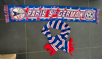 Retro sjaals jaren 90 uit collectie. PSG Champions league beschikbaar voor biedingen